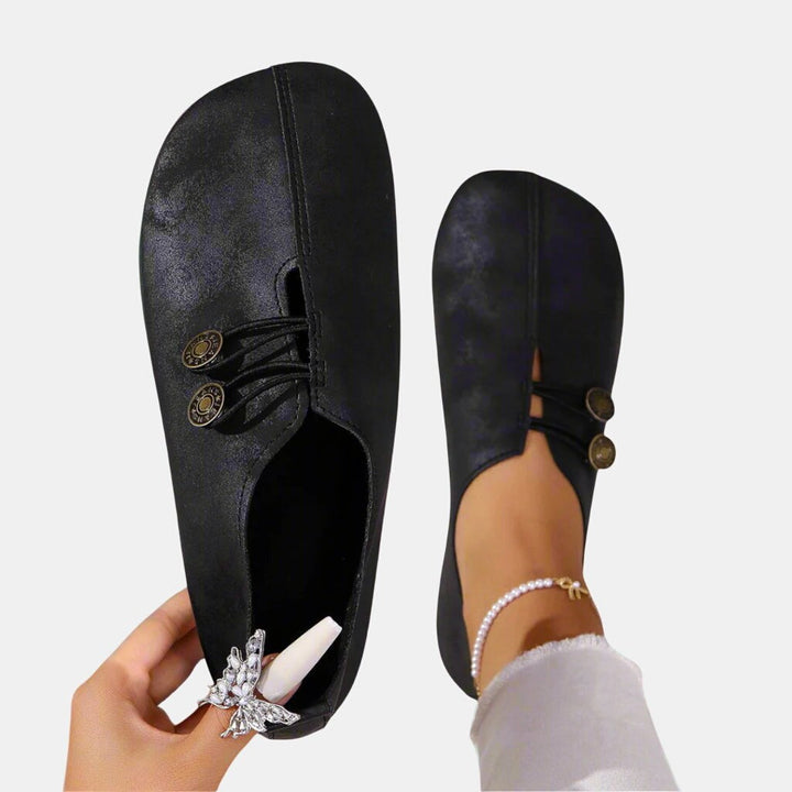 Josie | Women's Comfort Slip-On Sneakers - Black 2