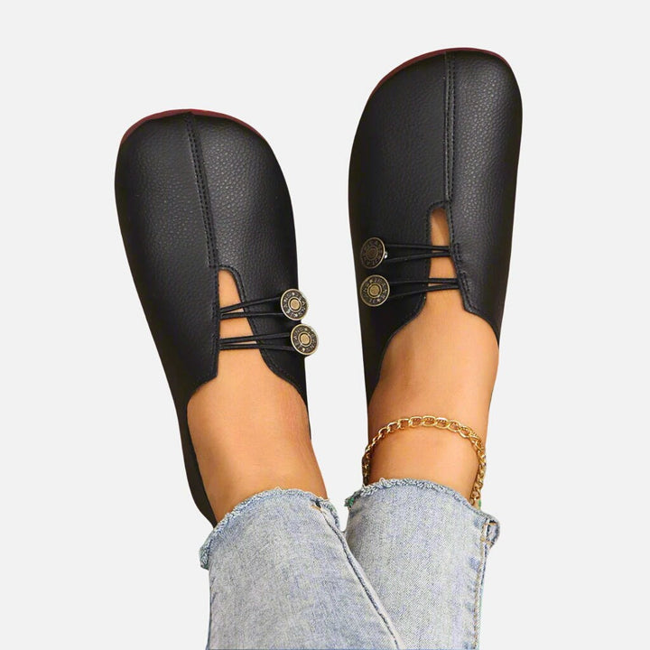 Josie | Women's Comfort Slip-On Sneakers - Dark Brown