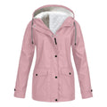 Judith | Women's Windproof Hooded Rain Jacket, Lightweight Autumn Coat | Animated Apparel | Dark Grey