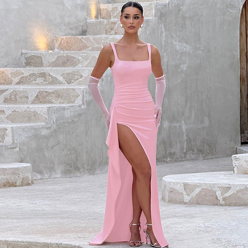 Juliana | Women's Elegant Open-Back Slip Maxi Dress - image 16