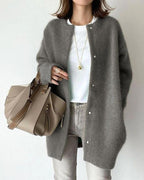 Natalia | Women's Wool-Blend Cardigan, Lightweight Knit Cardigan | Animated Apparel