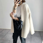 Natalia | Women's Wool-Blend Cardigan, Lightweight Knit Cardigan | Animated Apparel