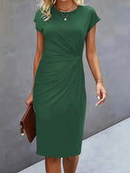Juliette | Women's Classic Short Sleeve Bodycon Dress - image 13