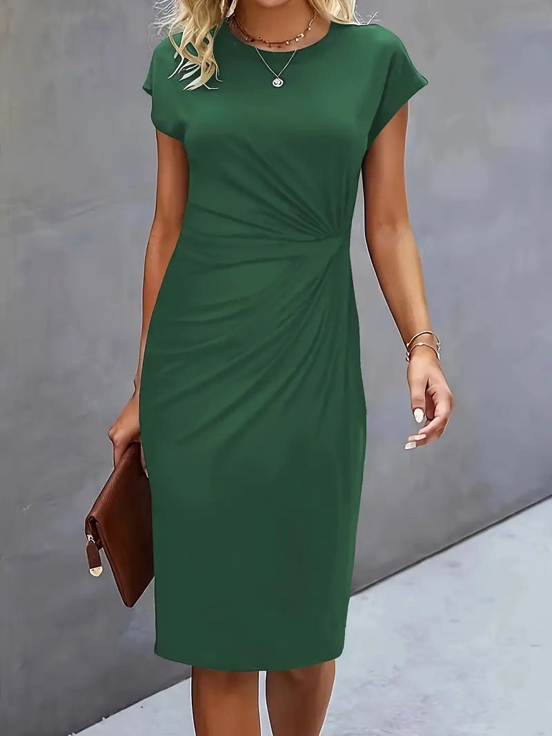 Juliette | Women's Classic Short Sleeve Bodycon Dress - image 13