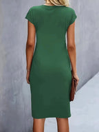Juliette | Women's Classic Short Sleeve Bodycon Dress - image 14
