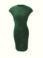 Juliette | Women's Classic Short Sleeve Bodycon Dress - image 15