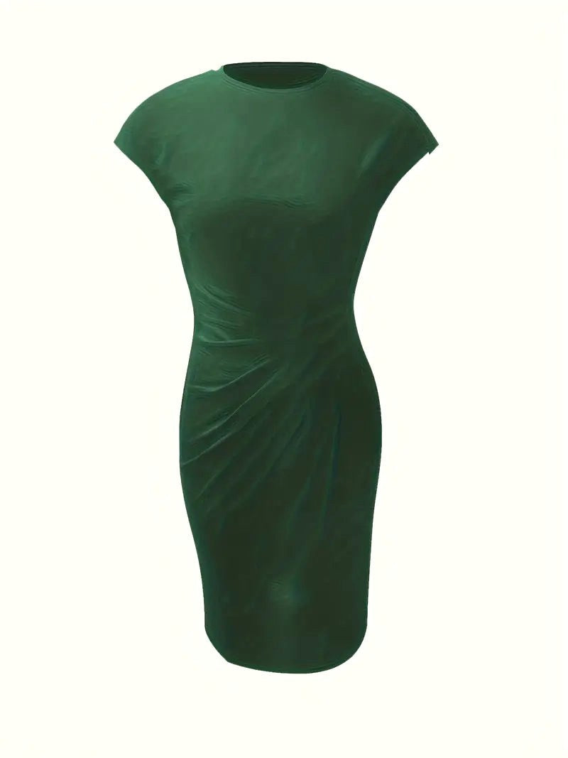 Juliette | Women's Classic Short Sleeve Bodycon Dress - image 15