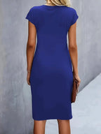 Juliette | Women's Classic Short Sleeve Bodycon Dress - image 17