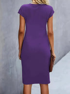 Juliette | Women's Classic Short Sleeve Bodycon Dress - image 20