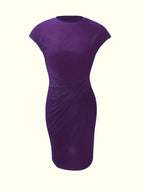 Juliette | Women's Classic Short Sleeve Bodycon Dress - image 21