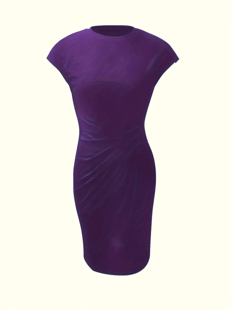 Juliette | Women's Classic Short Sleeve Bodycon Dress - image 21