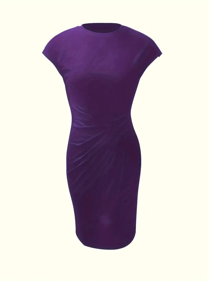 Juliette | Women's Classic Short Sleeve Bodycon Dress - image 21