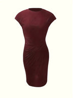 Juliette | Women's Classic Short Sleeve Bodycon Dress - image 24