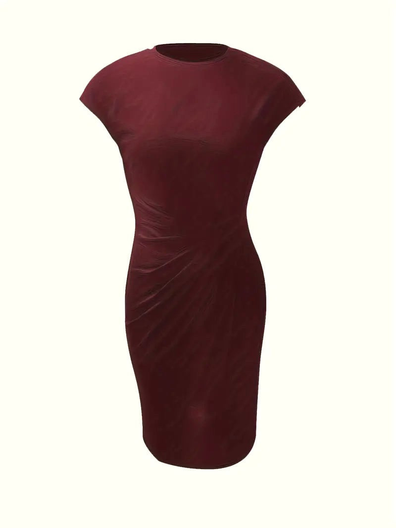 Juliette | Women's Classic Short Sleeve Bodycon Dress - image 24