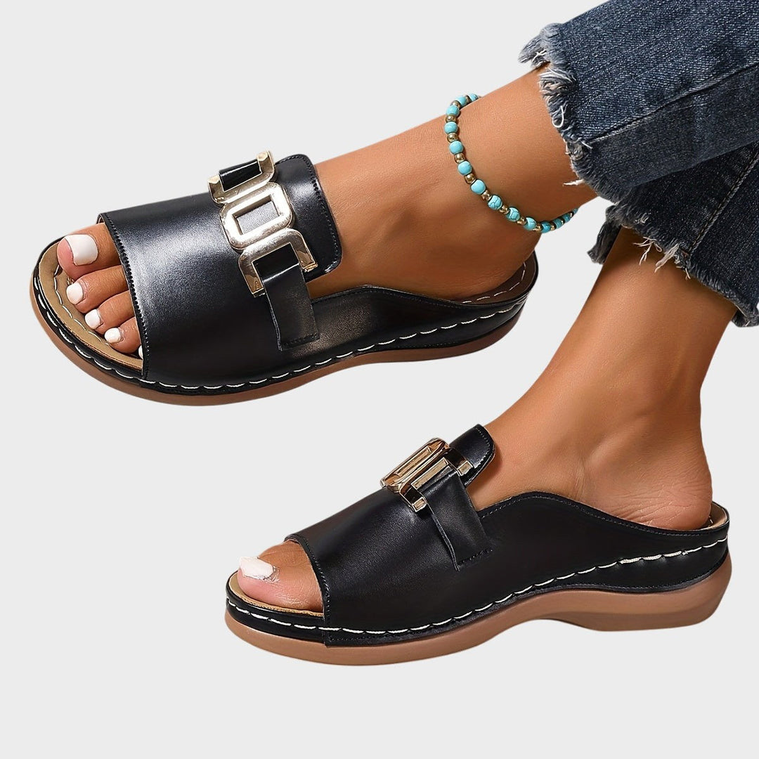 Kathryn | Women's Buckle Strap Sandals - image 8