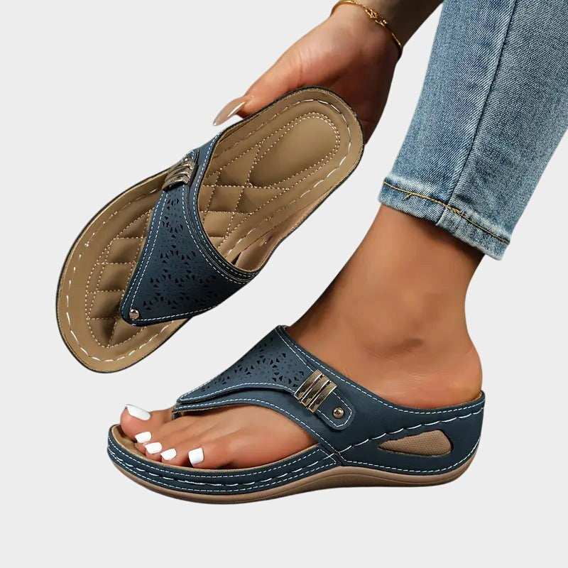 Kaylie | Women's Orthopedic Sandals - Navy
