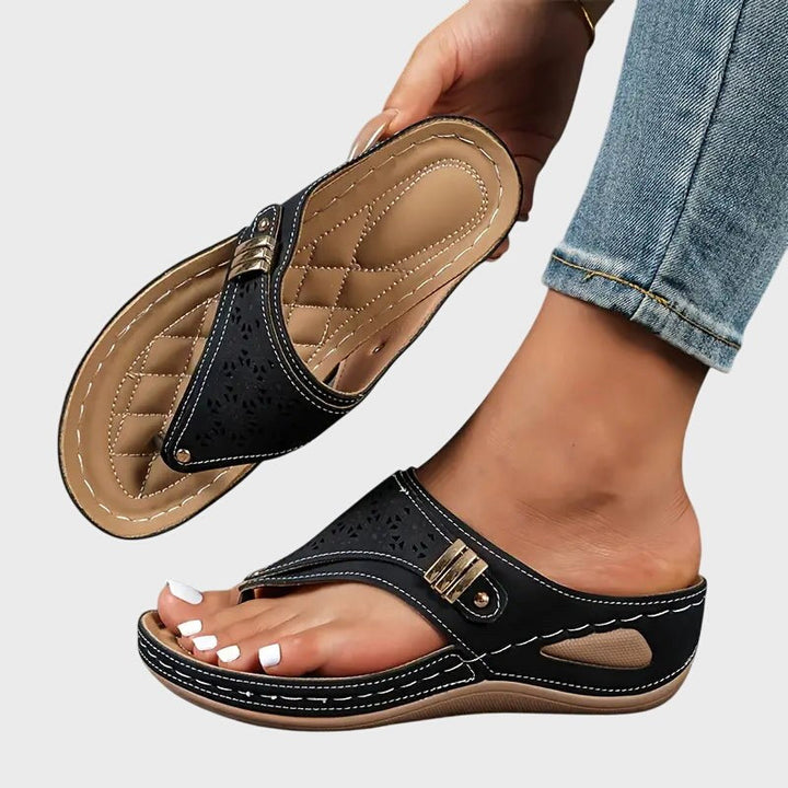 Kaylie | Women's Orthopedic Sandals - Brown