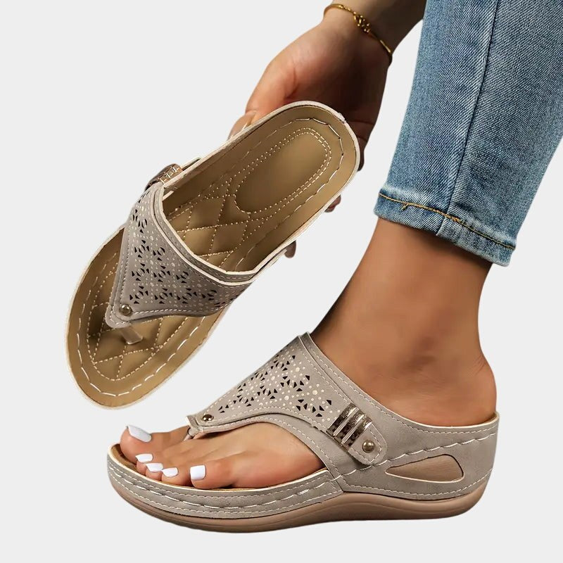 Kaylie | Women's Orthopedic Sandals - Khaki