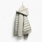 Kyle | Men's Hooded Down Jacket with Quilted Panels, Insulated Autumn Coat | Animated Apparel