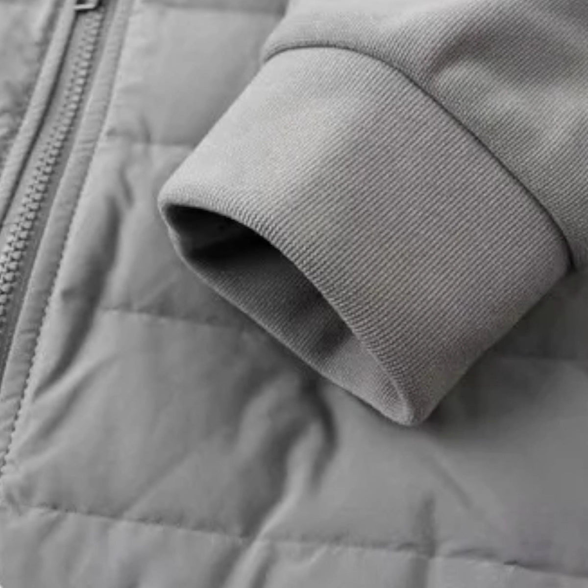 Kyle | Men's Hooded Down Jacket with Quilted Panels, Insulated Autumn Coat | Animated Apparel