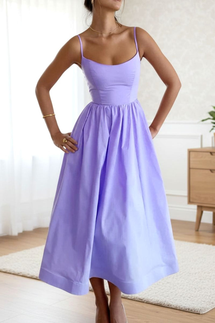 Lacey | Women's Sleeveless Cocktail Midi Dress - image 4