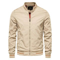 Waylon | Men's Bomber Jacket with Front Zip and Double Pockets, Lightweight Autumn Jacket | Animated Apparel