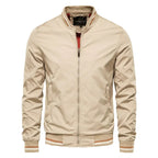 Waylon | Men's Bomber Jacket with Front Zip and Double Pockets, Lightweight Autumn Jacket | Animated Apparel