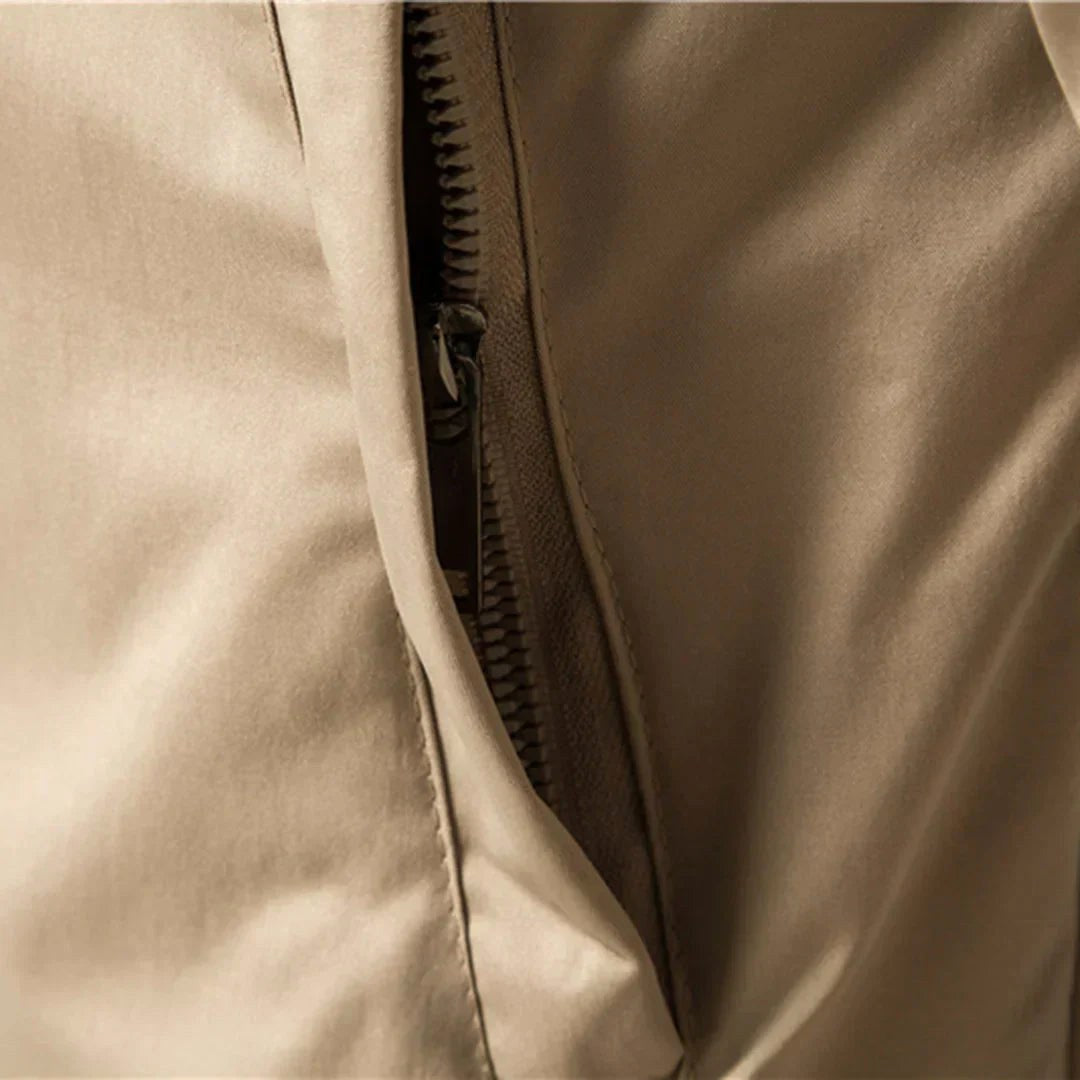 Waylon | Men's Bomber Jacket with Front Zip and Double Pockets, Lightweight Autumn Jacket | Animated Apparel