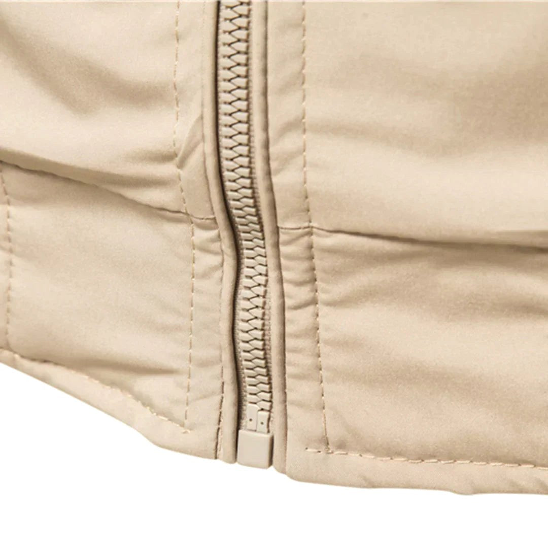 Waylon | Men's Bomber Jacket with Front Zip and Double Pockets, Lightweight Autumn Jacket | Animated Apparel