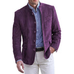 Gabriella | Women's Stand-Collar Jacket, Button-Front Blazer | Animated Apparel