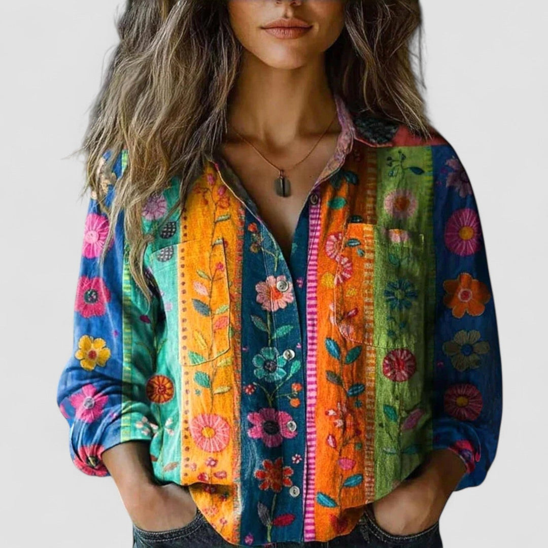 Lauren | Women's Modern Gradient Blouse Shirt - Variant 1