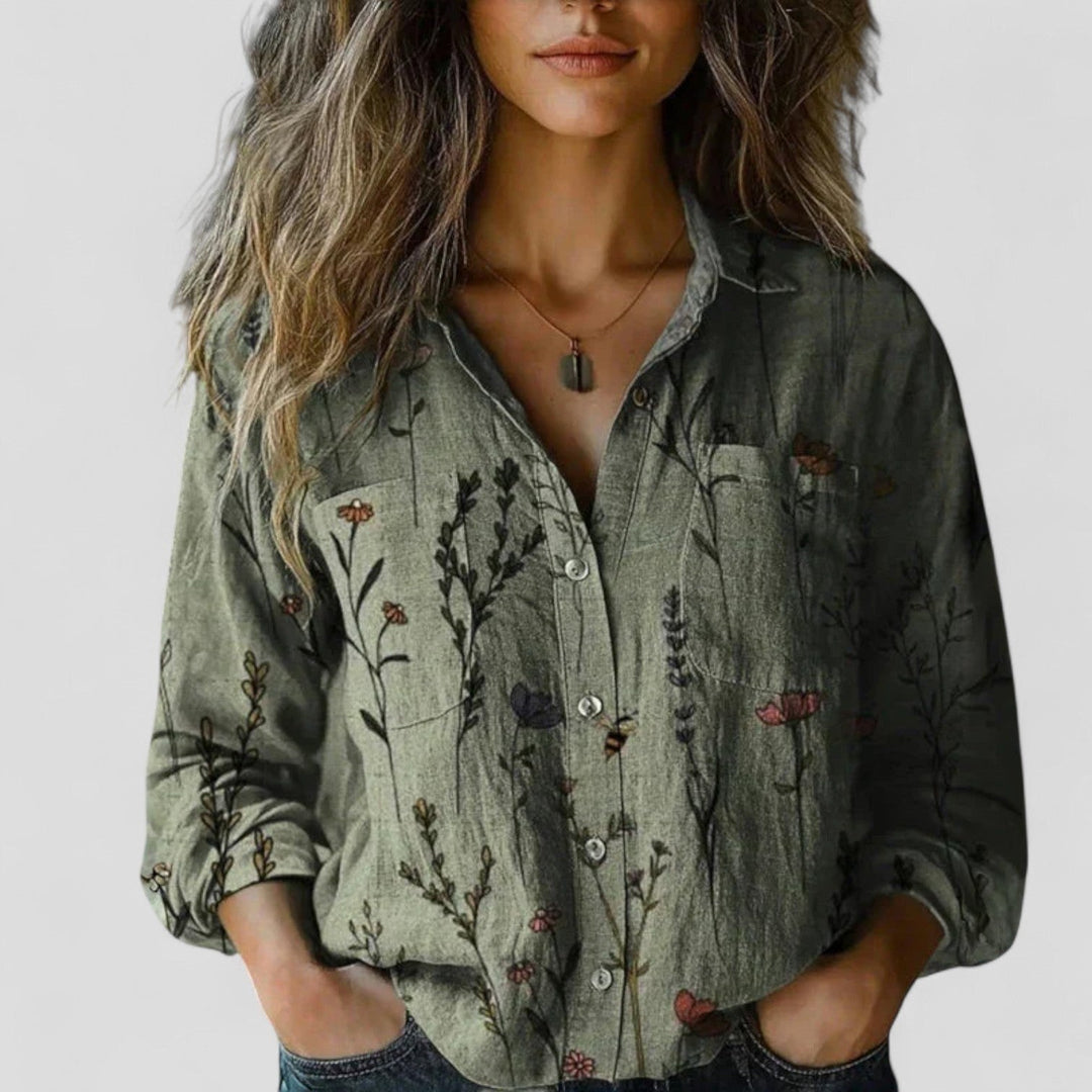 Lauren | Women's Modern Gradient Blouse Shirt - Variant 4