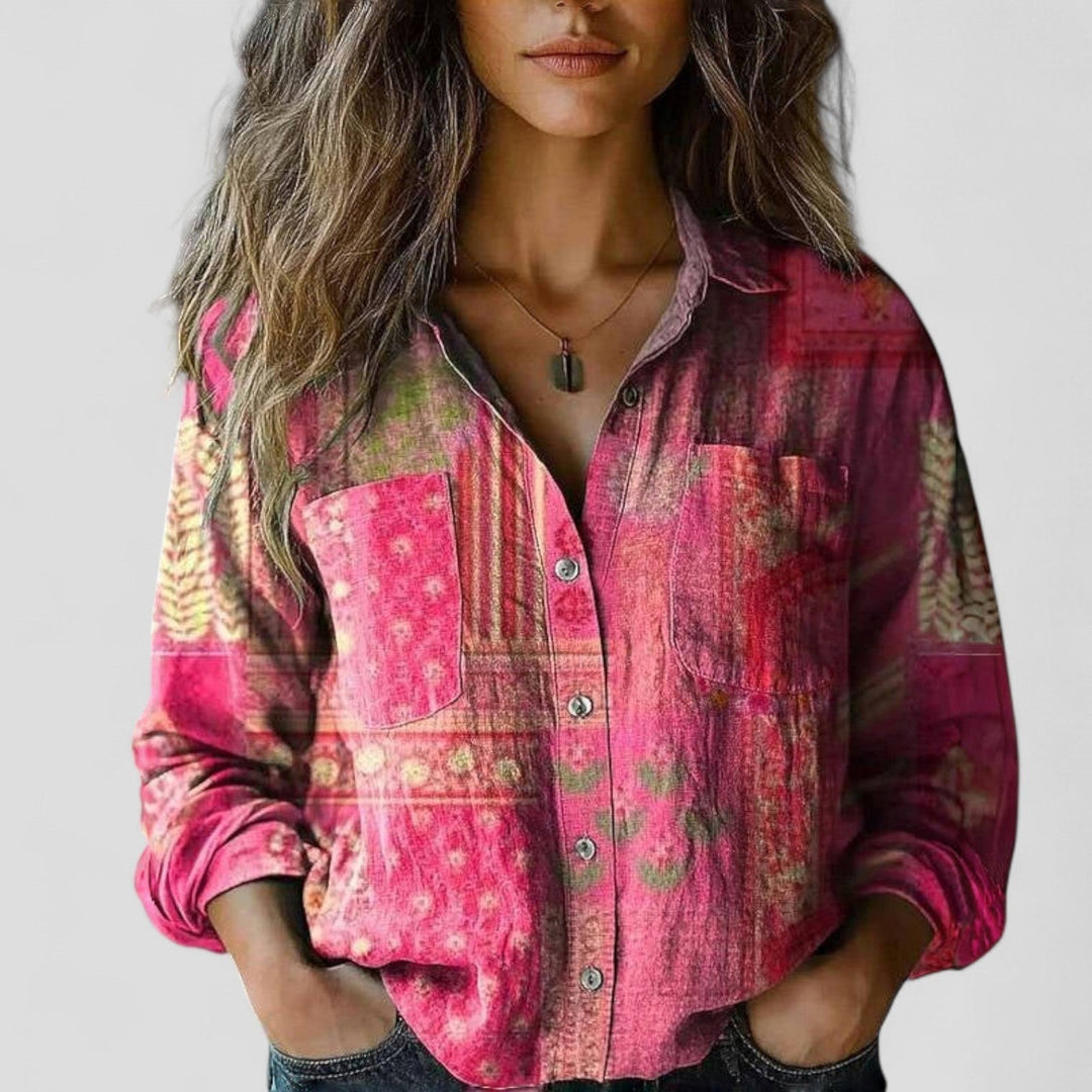 Lauren | Women's Modern Gradient Blouse Shirt - Variant 5