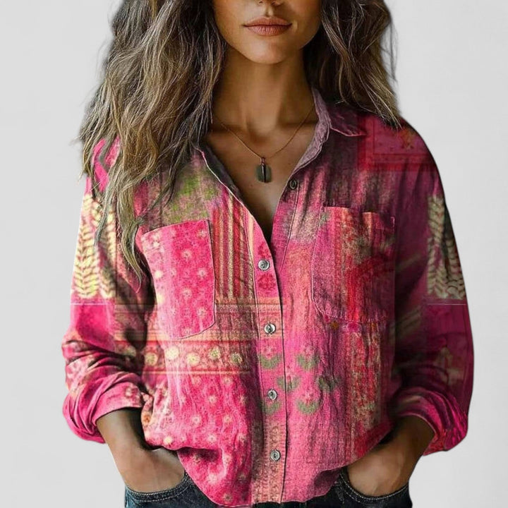 Lauren | Women's Modern Gradient Blouse Shirt - Variant 5