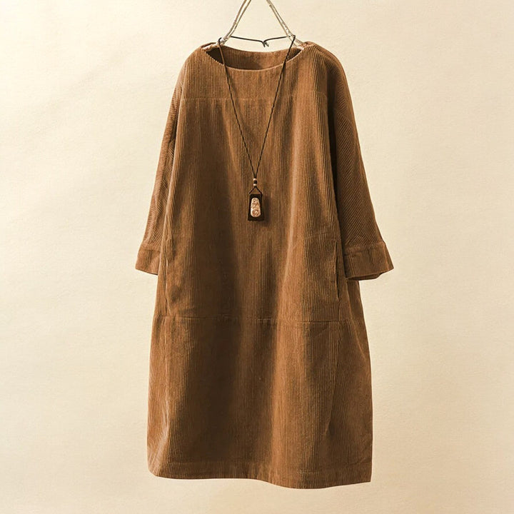 Leanna | Women's Draped Tummy-Control Midi Dress - image 12