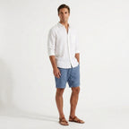 Ethan | Men's Linen Shorts with Drawstring, Lightweight Summer Shorts | Animated Apparel