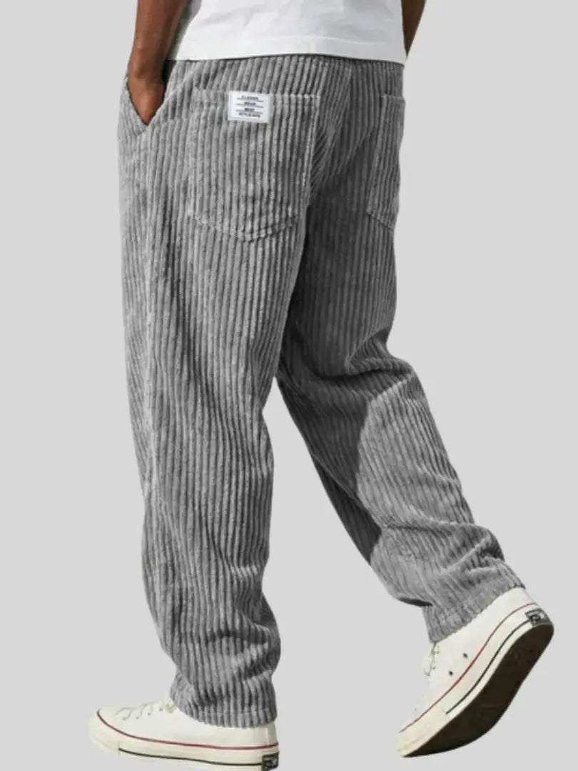 Lewis | Women's Relaxed Fit Corduroy Trousers, Sophisticated Everyday Trousers | Animated Apparel