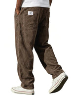 Lewis | Women's Relaxed Fit Corduroy Trousers, Sophisticated Everyday Trousers | Animated Apparel