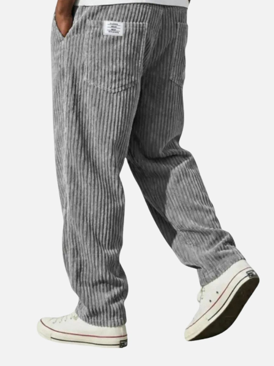 Lewis | Women's Relaxed Fit Corduroy Trousers, Sophisticated Everyday Trousers | Animated Apparel