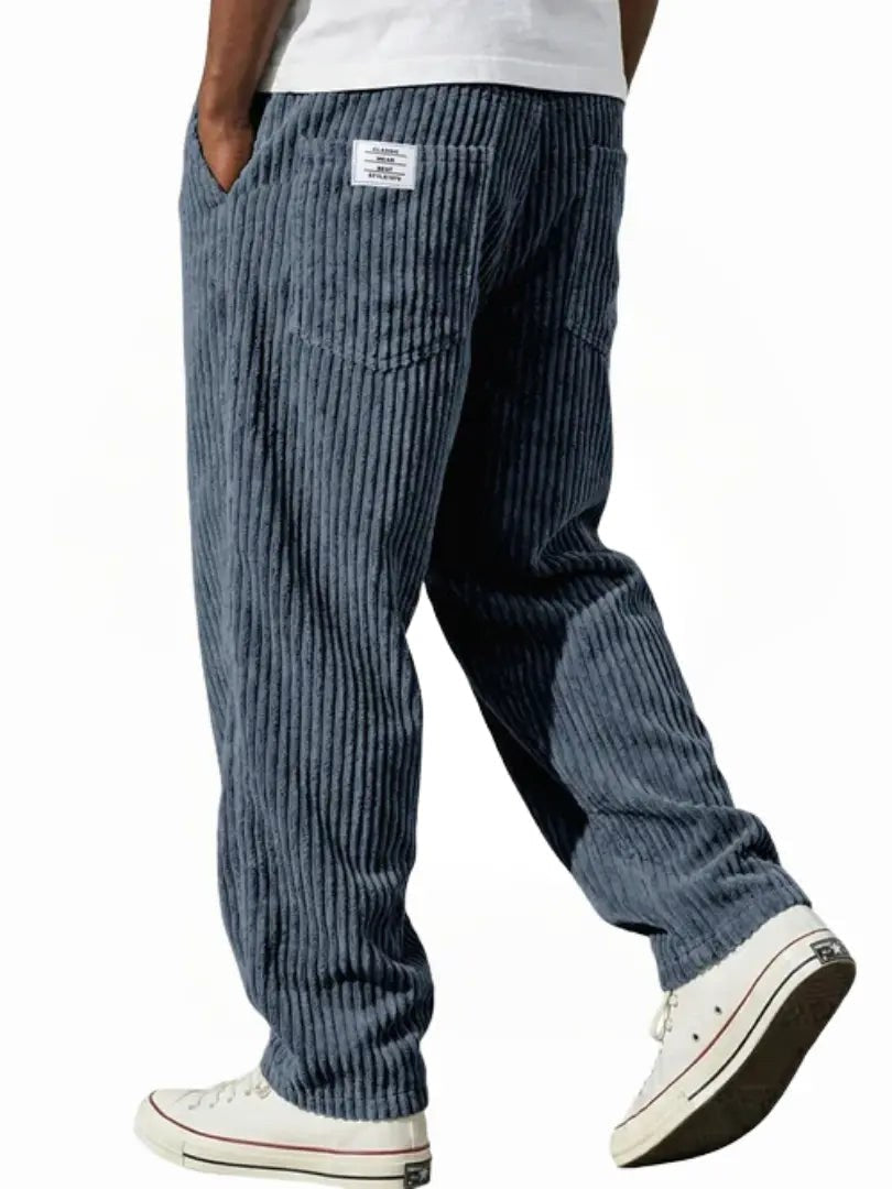 Lewis | Women's Relaxed Fit Corduroy Trousers, Sophisticated Everyday Trousers | Animated Apparel