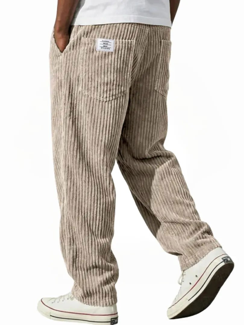 Lewis | Women's Relaxed Fit Corduroy Trousers, Sophisticated Everyday Trousers | Animated Apparel