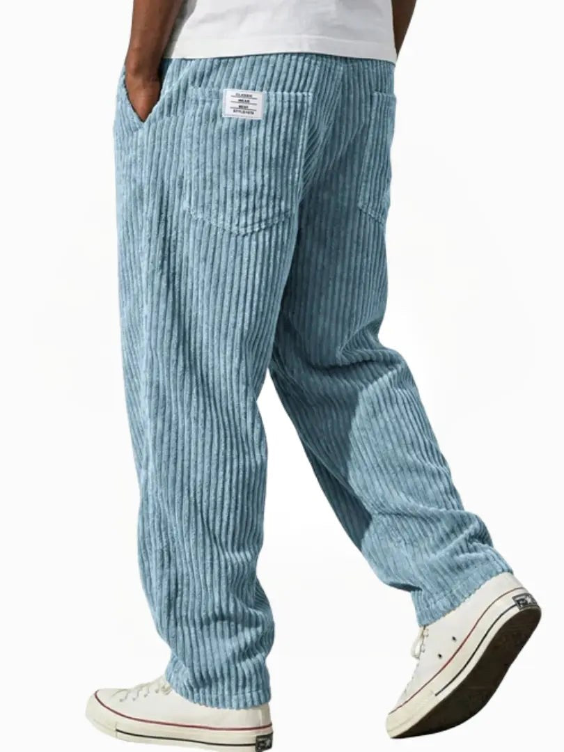 Lewis | Women's Relaxed Fit Corduroy Trousers, Sophisticated Everyday Trousers | Animated Apparel