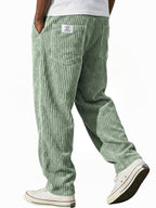 Lewis | Women's Relaxed Fit Corduroy Trousers, Sophisticated Everyday Trousers | Animated Apparel