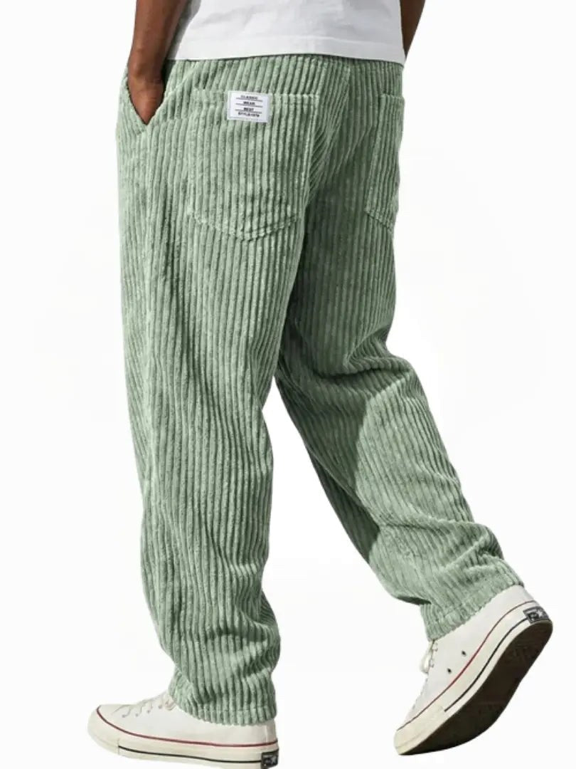 Lewis | Women's Relaxed Fit Corduroy Trousers, Sophisticated Everyday Trousers | Animated Apparel