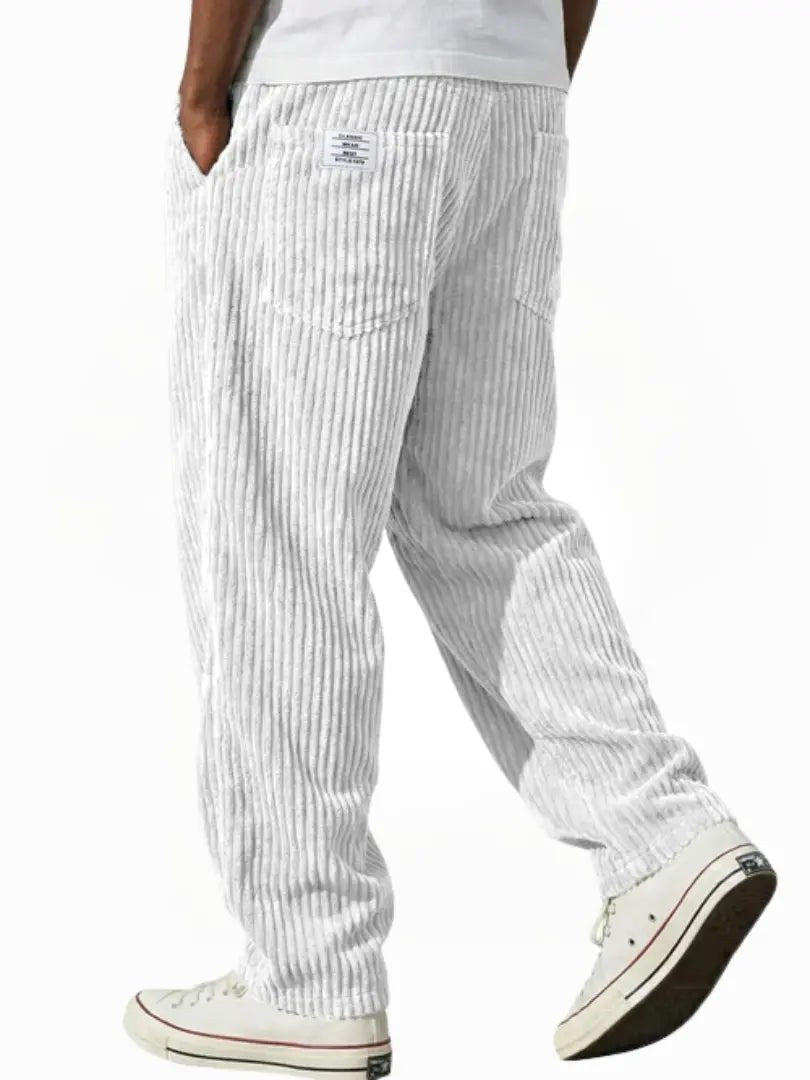 Lewis | Women's Relaxed Fit Corduroy Trousers, Sophisticated Everyday Trousers | Animated Apparel