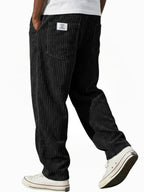 Lewis | Women's Relaxed Fit Corduroy Trousers, Sophisticated Everyday Trousers | Animated Apparel