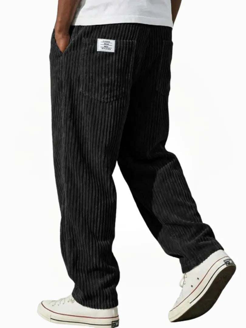 Lewis | Women's Relaxed Fit Corduroy Trousers, Sophisticated Everyday Trousers | Animated Apparel