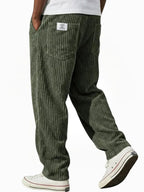 Lewis | Women's Relaxed Fit Corduroy Trousers, Sophisticated Everyday Trousers | Animated Apparel