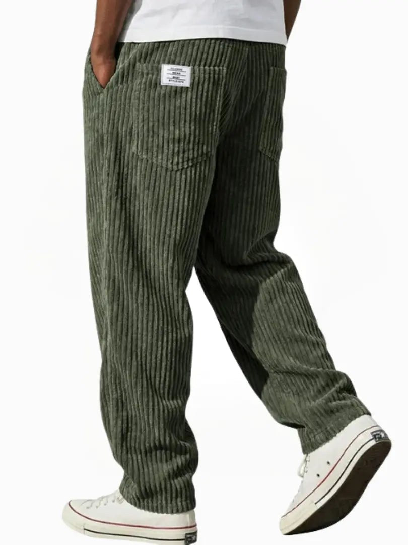 Lewis | Women's Relaxed Fit Corduroy Trousers, Sophisticated Everyday Trousers | Animated Apparel