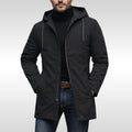 Liam | Men's Insulated Winter Coat, Mid-Length Warm Coat | Animated Apparel | Brown
